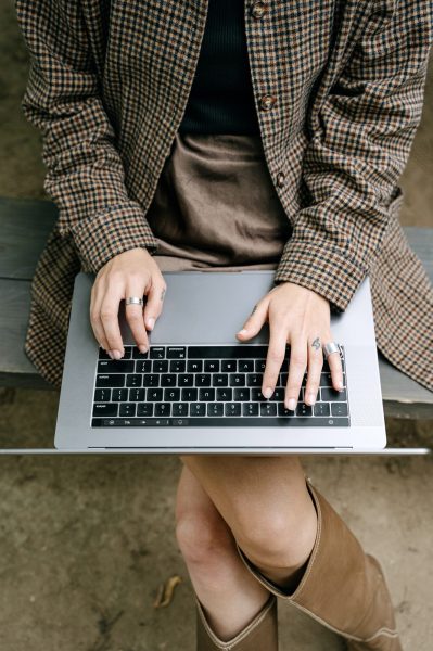 Laptop on Knees